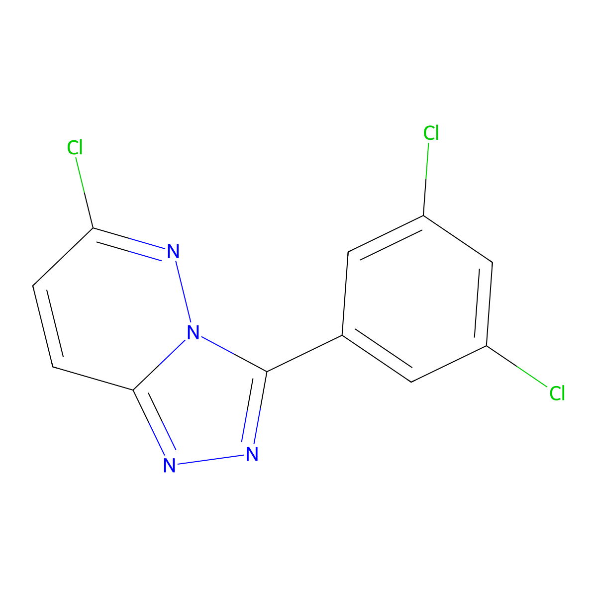 6-Chloro-3-(3,5-dichlorophenyl)-[1,2,4]triazolo[4,3-b]pyridazine molecular structure, CAS 1097132-47-2
