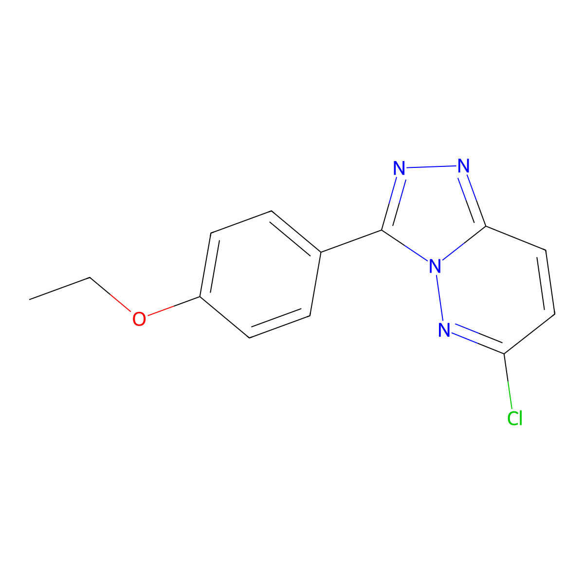 6-Chloro-3-(4-ethoxyphenyl)-[1,2,4]triazolo[4,3-b]pyridazine molecular structure, CAS 1097132-54-1