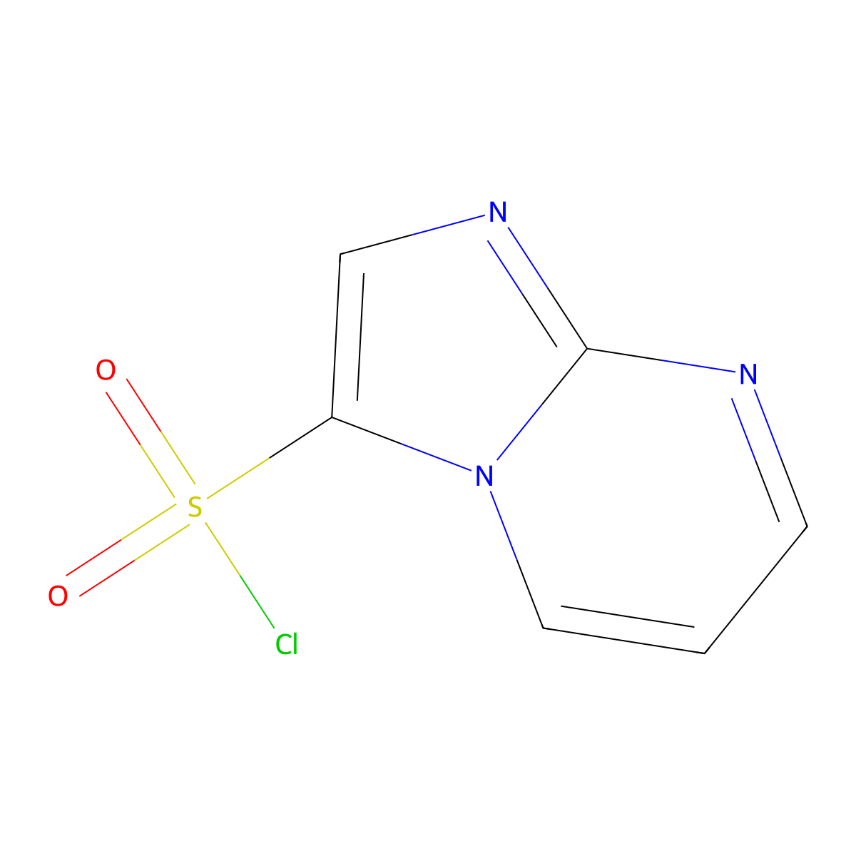 Imidazo[1,2-a]pyrimidine-3-sulfonyl chloride molecular structure, CAS 1097218-28-4