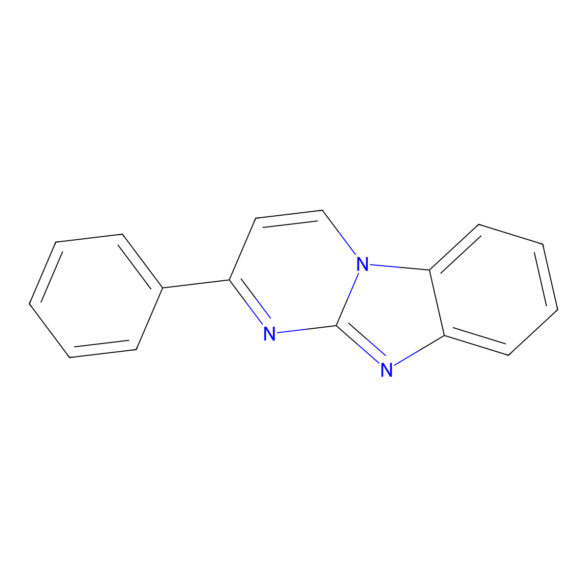 2-Phenylpyrimido[1,2-a]benzimidazole molecular structure, CAS 109722-47-6