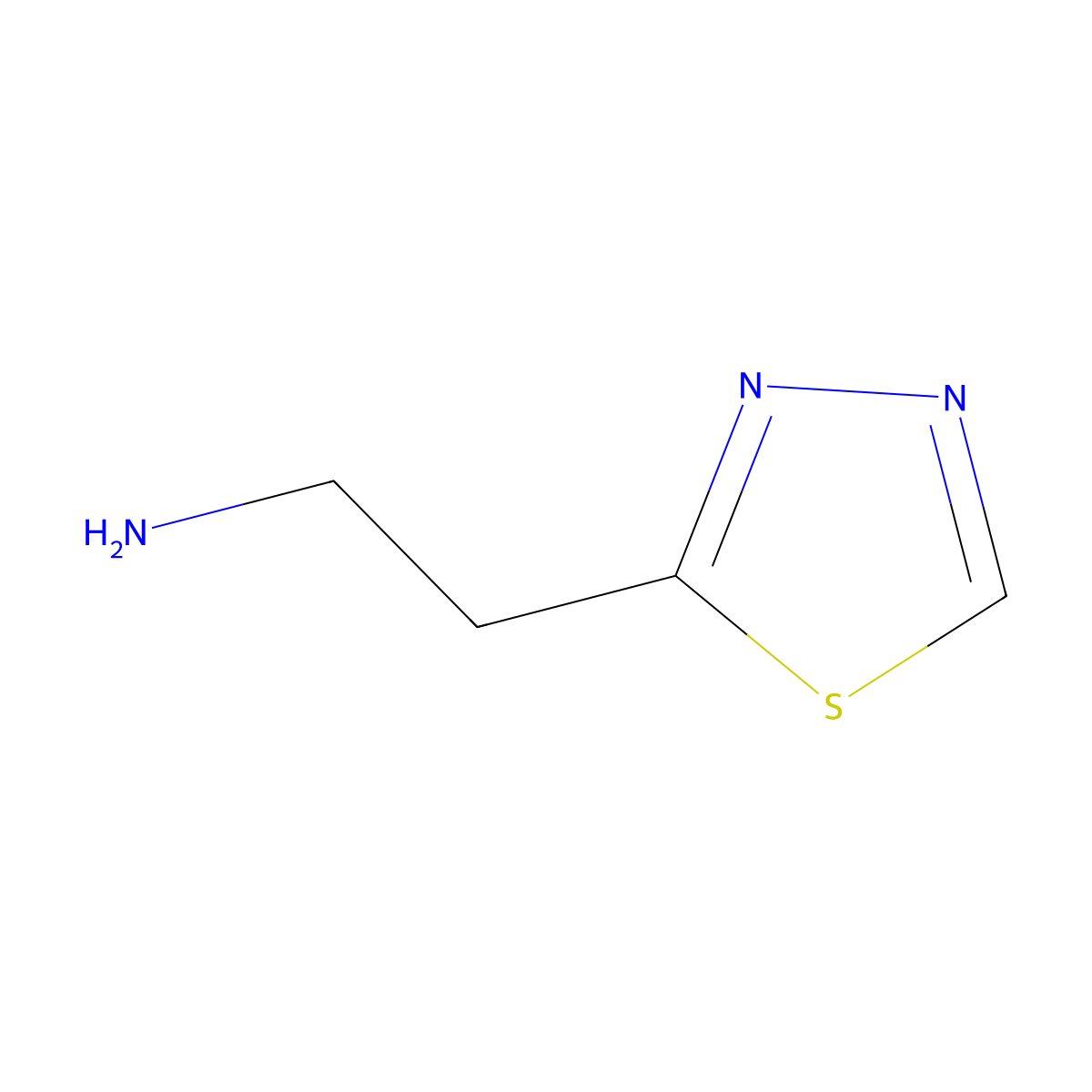 2-Ethylamino-1,3,4-thiadiazole molecular structure, CAS 1097305-12-8