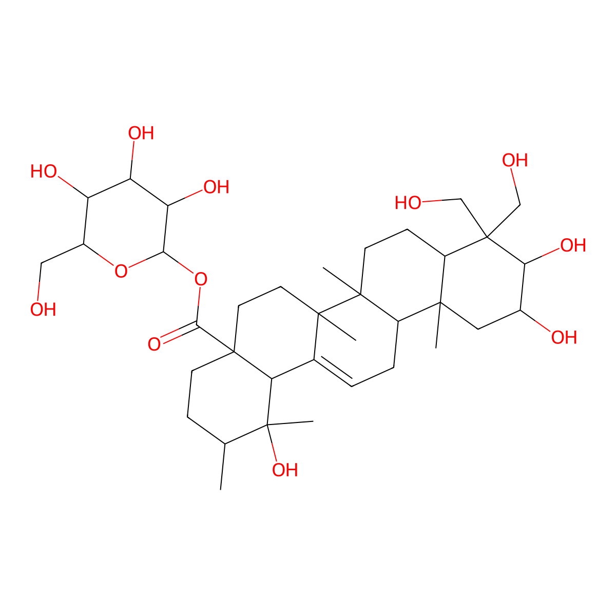 Trachelosperoside B1 molecular structure, CAS 109742-56-5