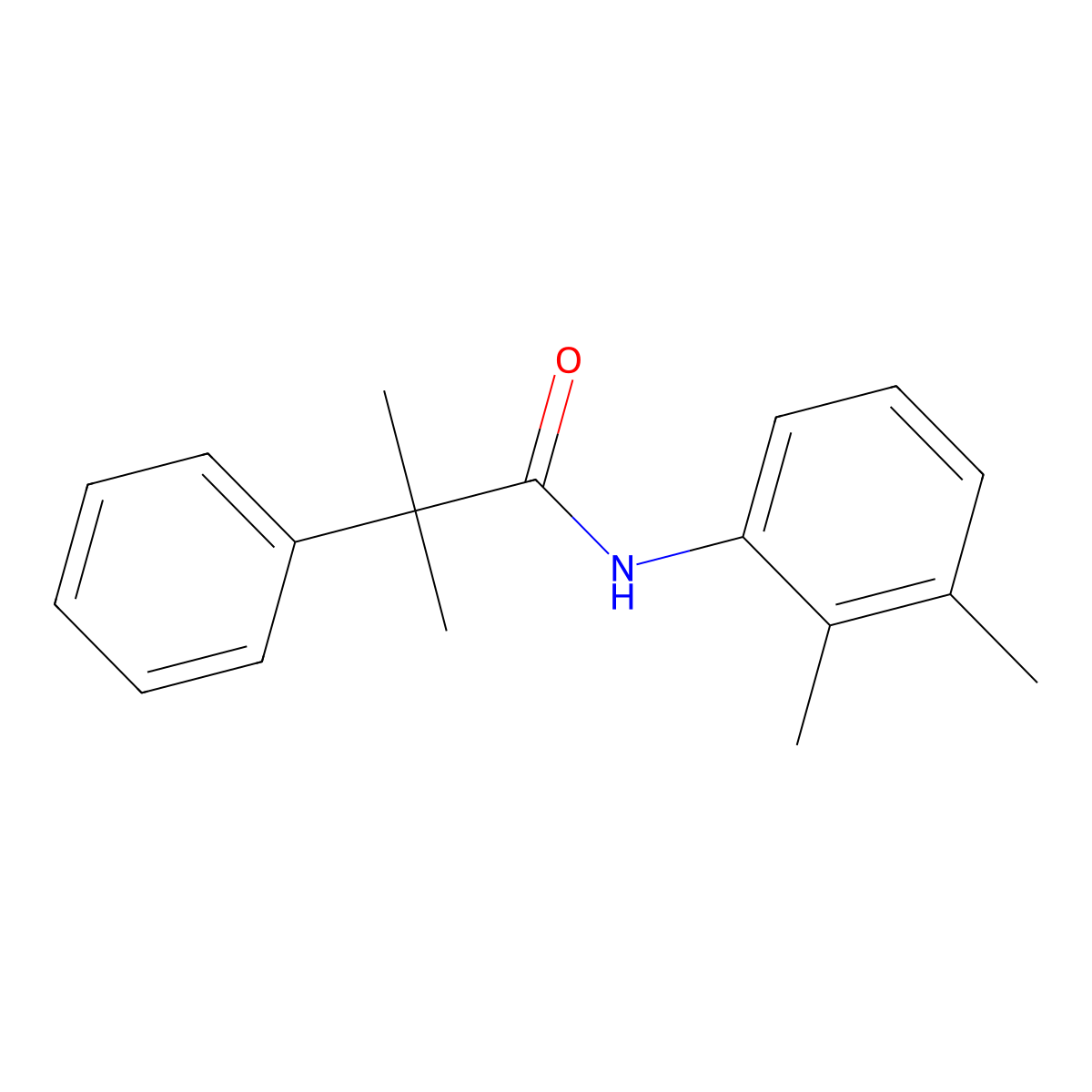 N-(2,3-dimethylphenyl)-2-methyl-2-phenylpropanamide molecular structure, CAS 1097445-96-9