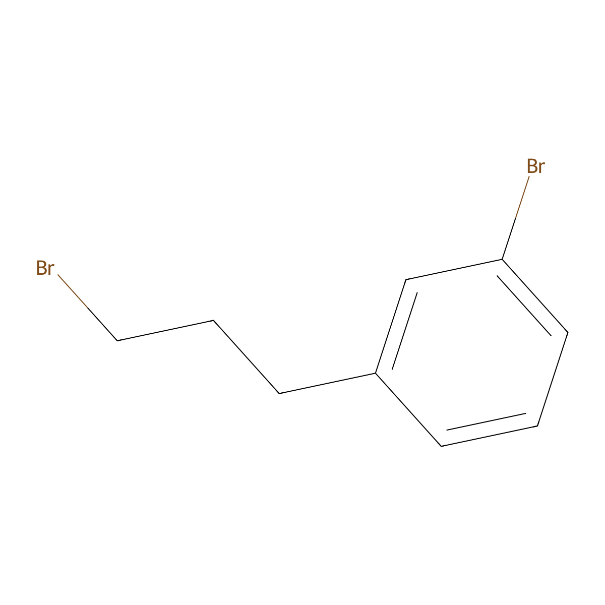 1-Bromo-3-(3-bromopropyl)benzene molecular structure, CAS 109757-61-1