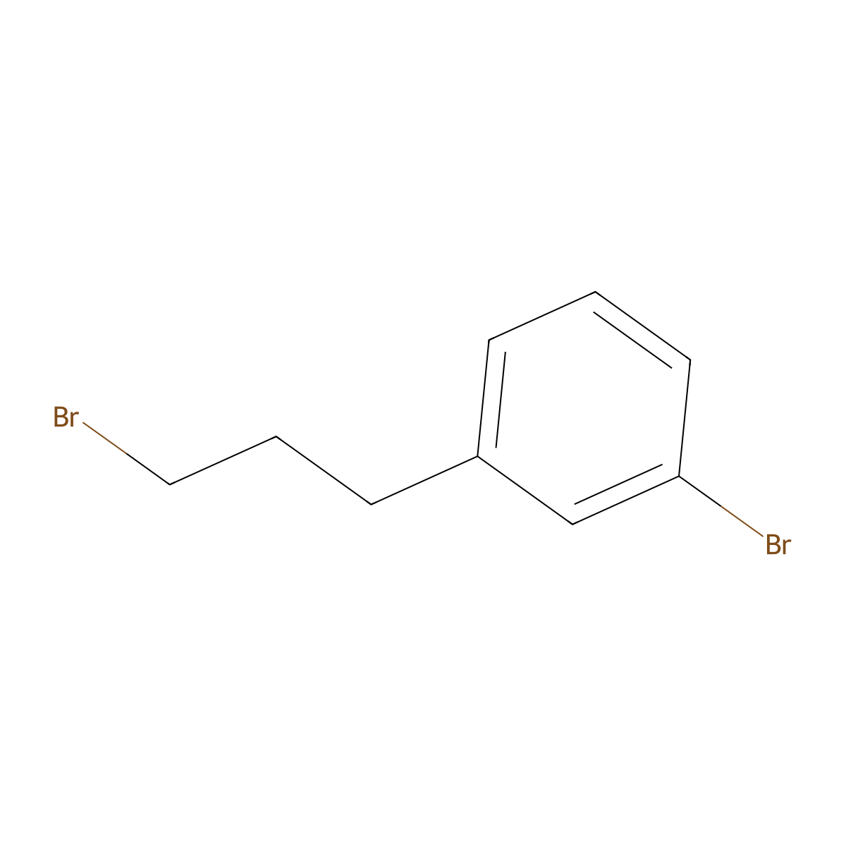 1-Bromo-3-(3-bromopropyl)benzene molecular structure, CAS 109757-61-1