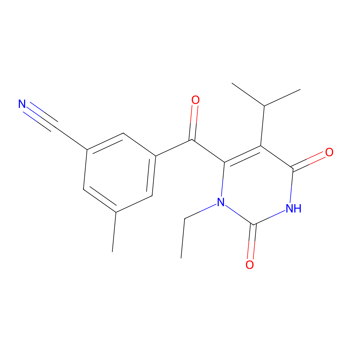 Ainuovirine molecular structure, CAS 1097628-00-6