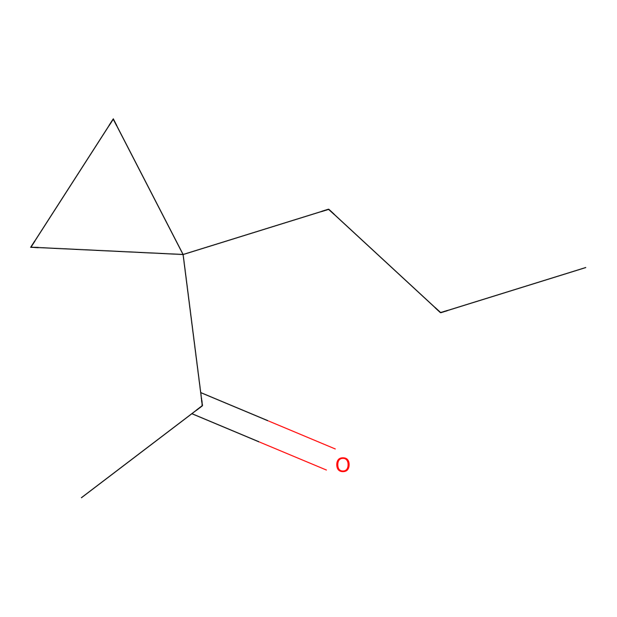 1-(1-Propylcyclopropyl)ethan-1-one molecular structure, CAS 109765-85-7