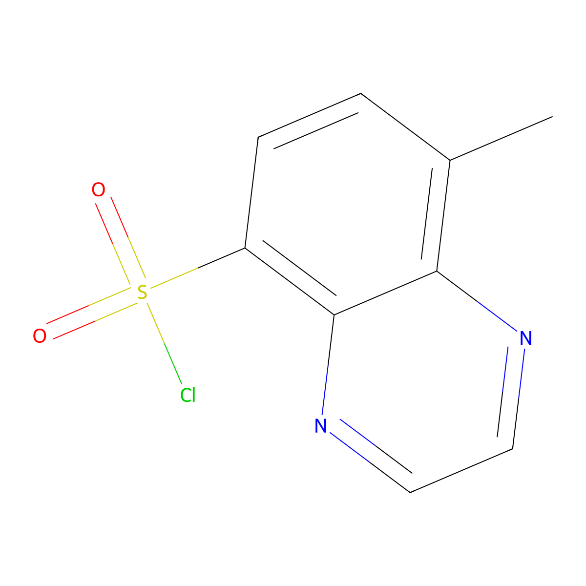 8-Methylquinoxaline-5-sulfonyl chloride molecular structure, CAS 1097732-08-5