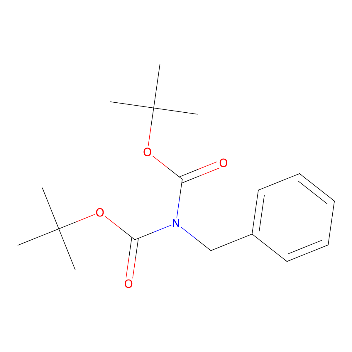 Di-tert-butyl benzylimidodicarbonate molecular structure, CAS 109774-57-4