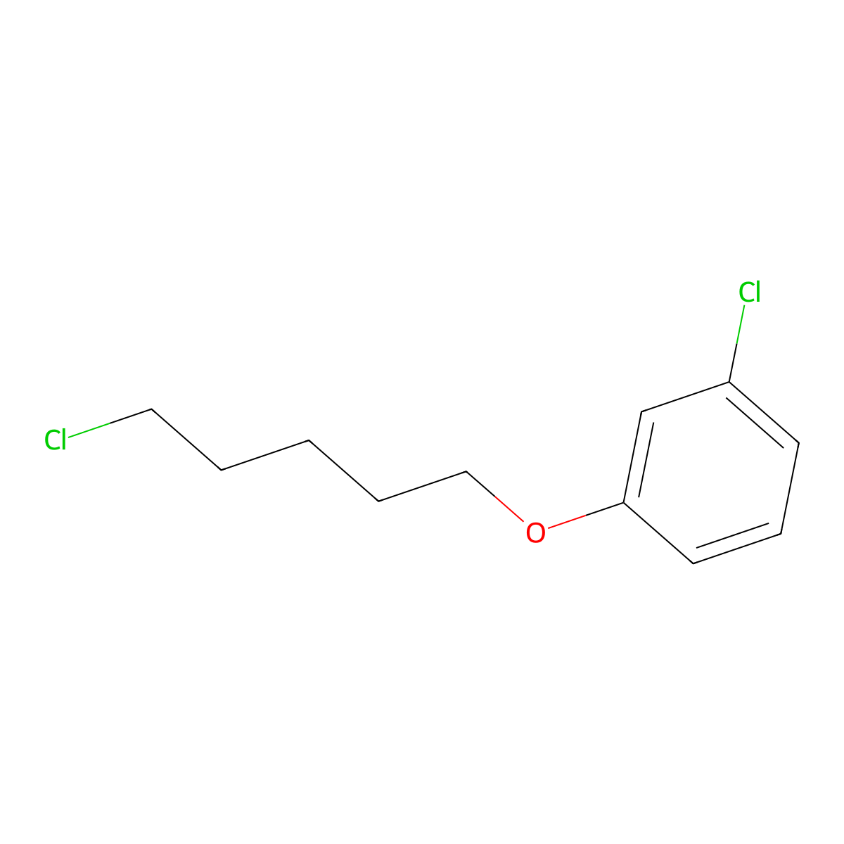 1-Chloro-3-[(5-chloropentyl)oxy]benzene molecular structure, CAS 1097786-12-3