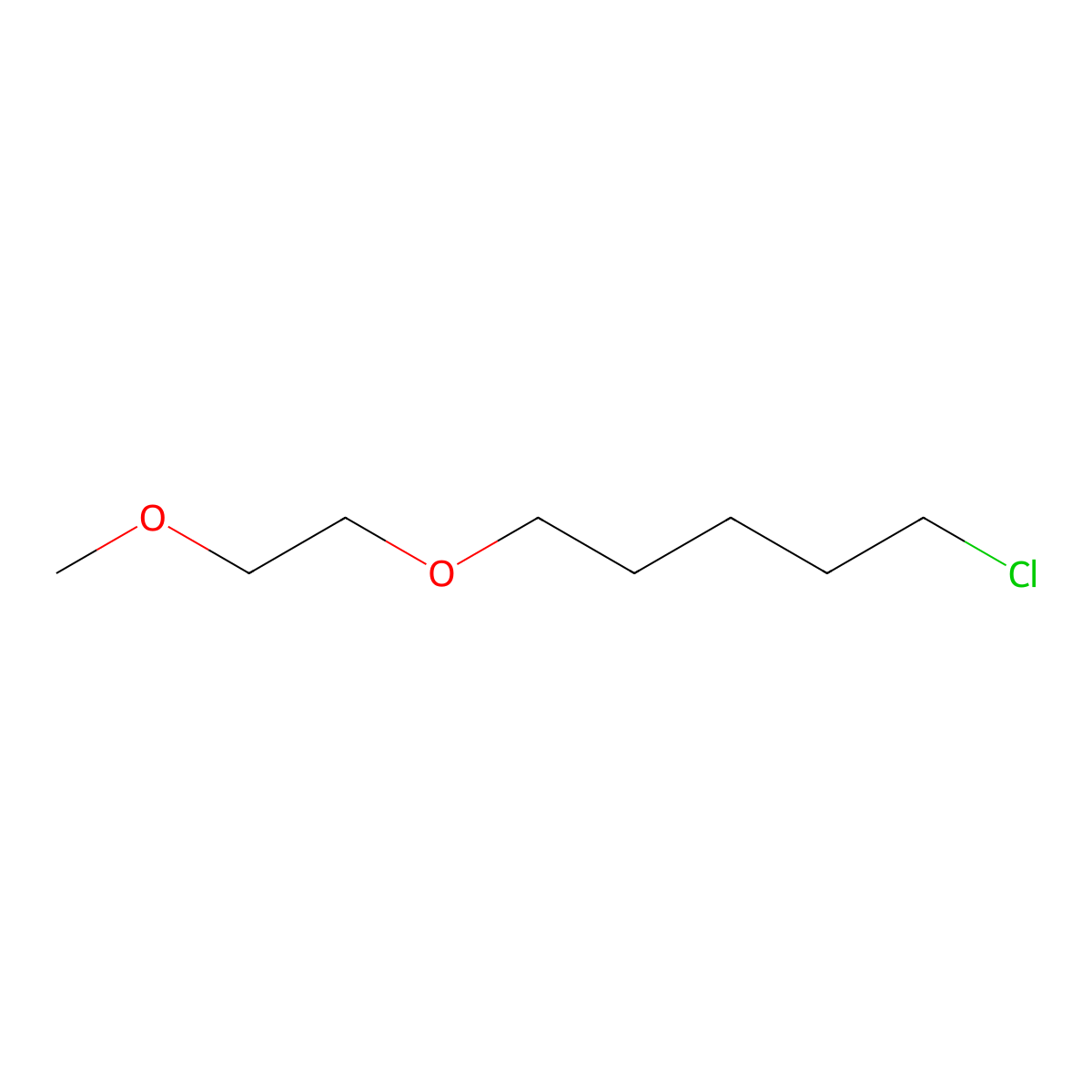 1-Chloro-5-(2-methoxyethoxy)pentane molecular structure, CAS 1097787-32-0