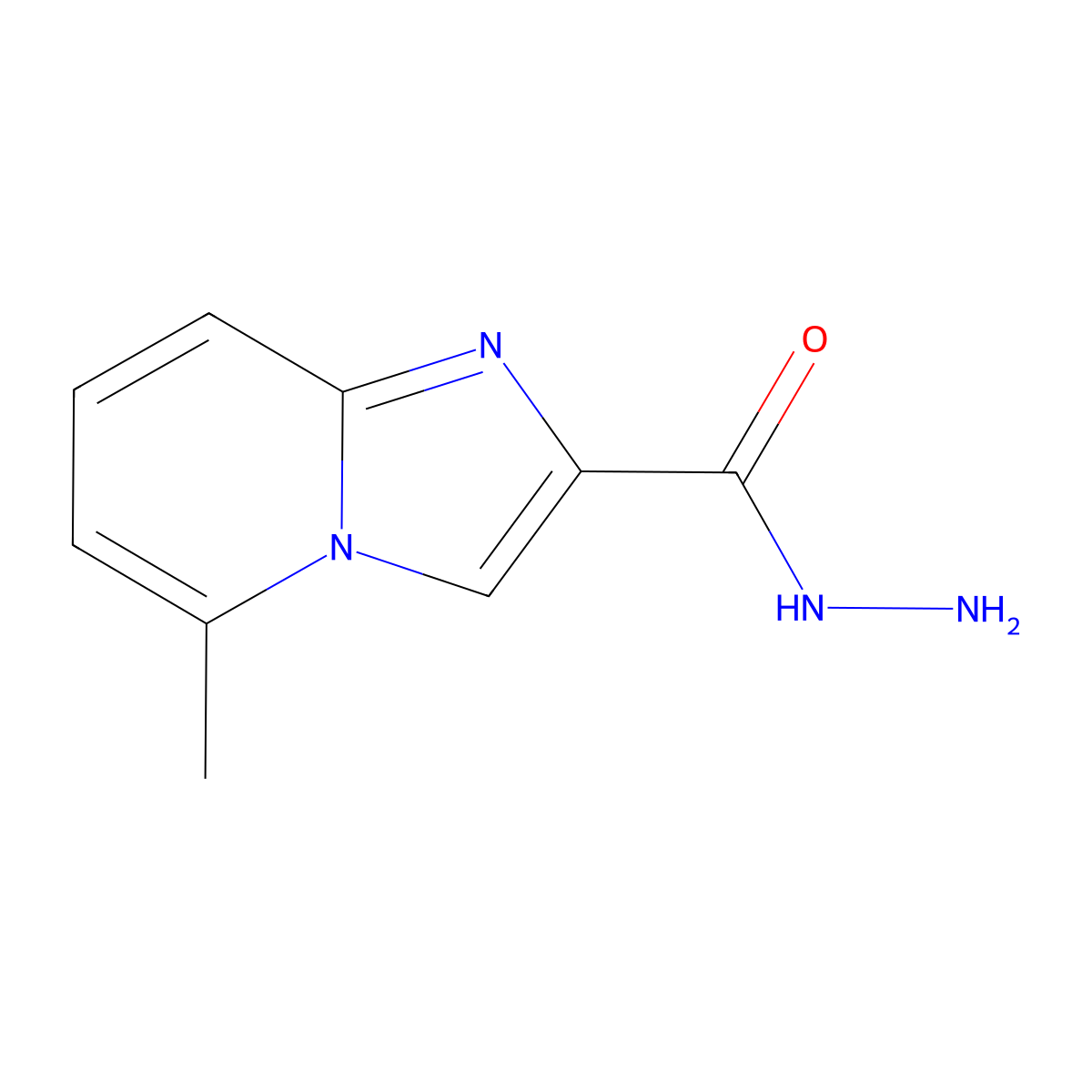 5-Methylimidazo[1,2-a]pyridine-2-carbohydrazide molecular structure, CAS 1097788-54-9