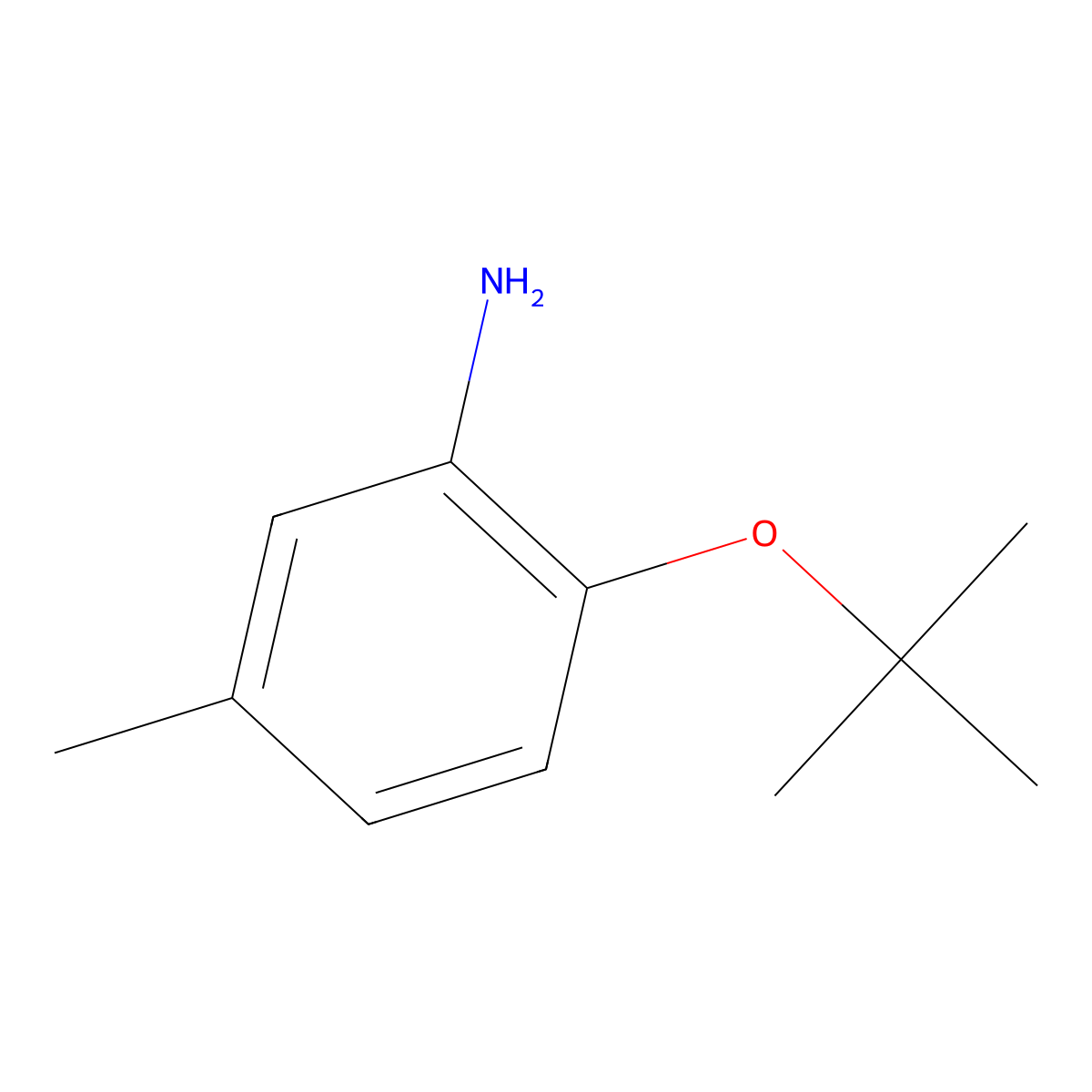 2-(Tert-butoxy)-5-methylaniline molecular structure, CAS 1097793-12-8