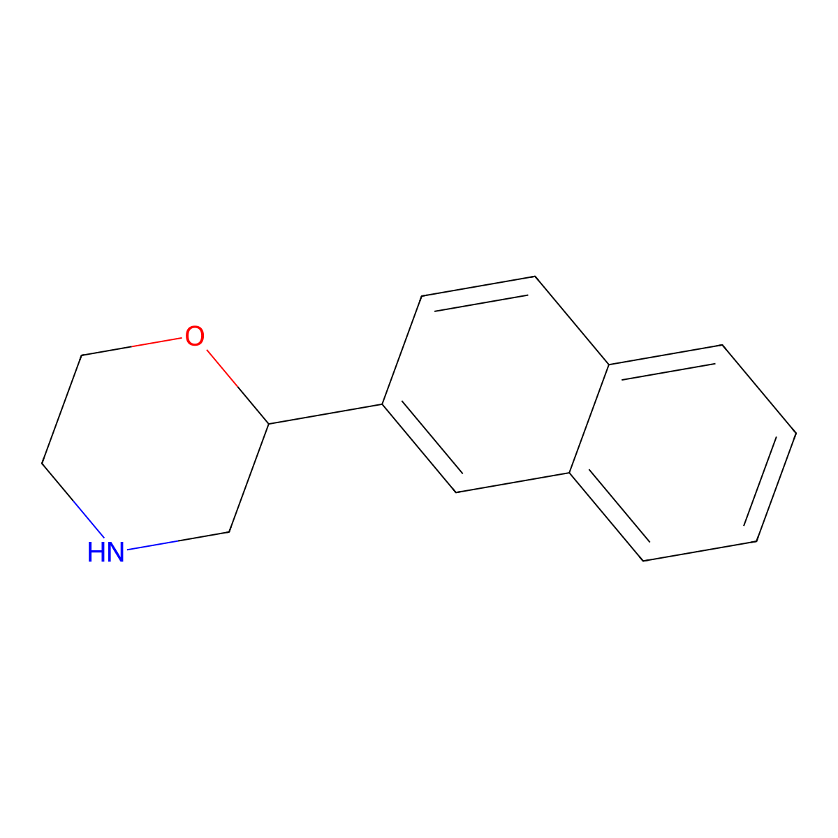 2-(Naphthalen-2-yl)morpholine molecular structure, CAS 1097796-91-2