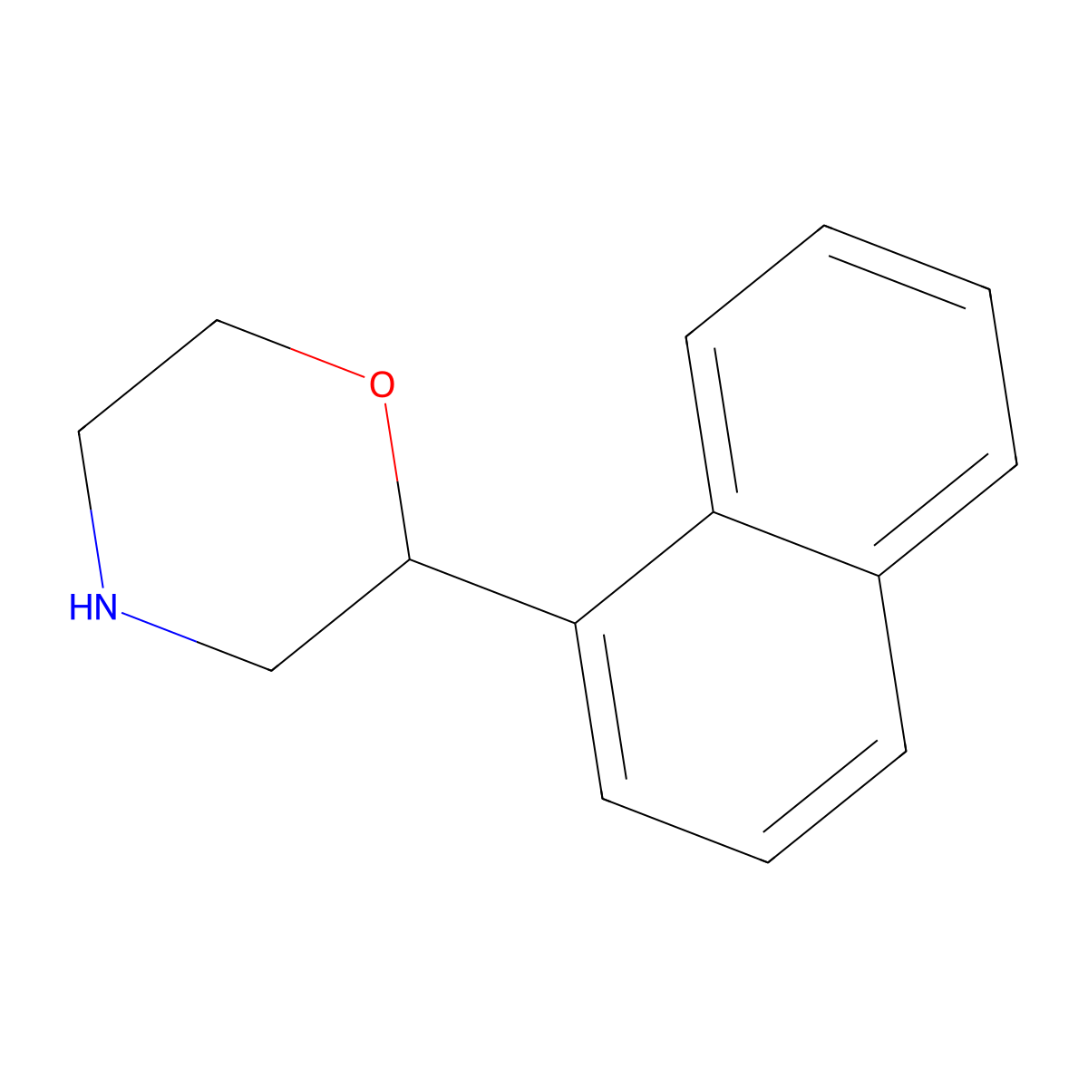 2-(Naphthalen-1-yl)morpholine molecular structure, CAS 1097797-03-9