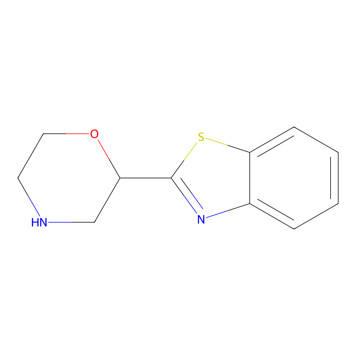 2-(Benzo[d]thiazol-2-yl)morpholine molecular structure, CAS 1097797-18-6