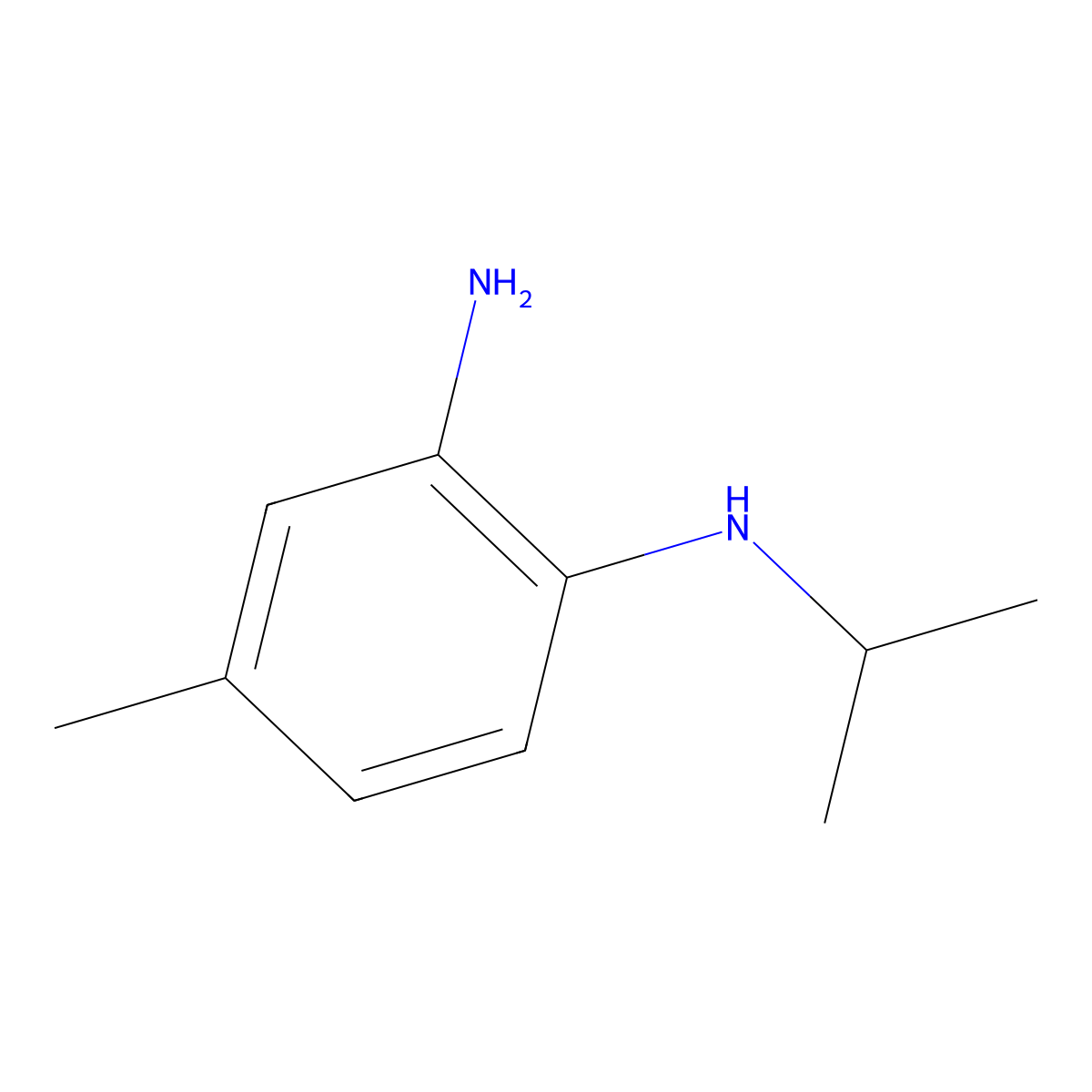 4-methyl-1-N-(propan-2-yl)benzene-1,2-diamine molecular structure, CAS 1097810-17-7