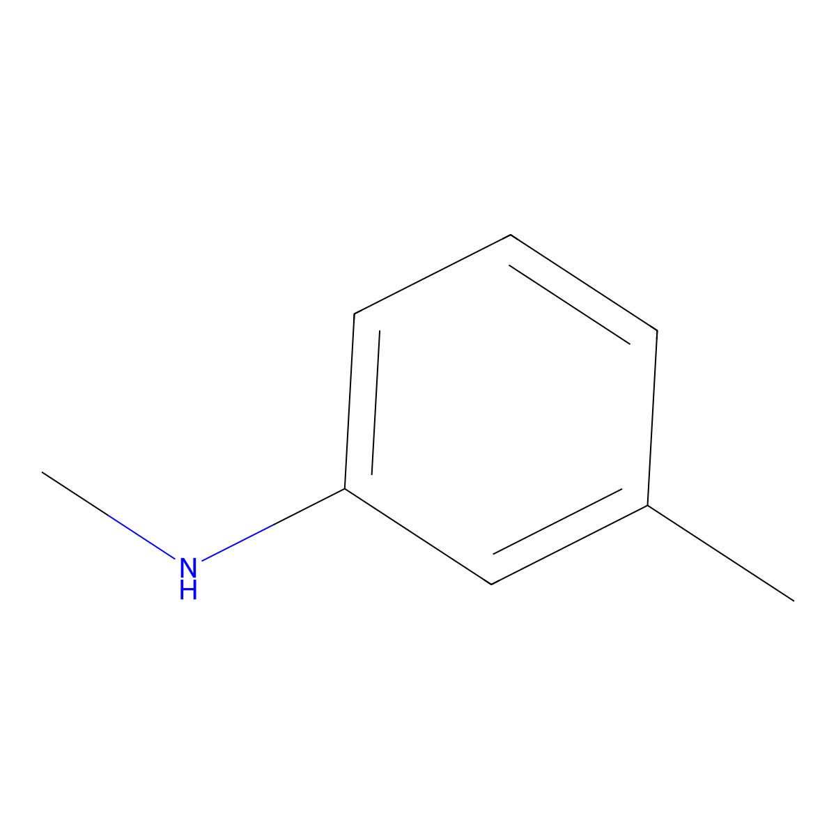 Benzenamine, N,3-dimethyl- molecular structure, CAS 1097898-06-0