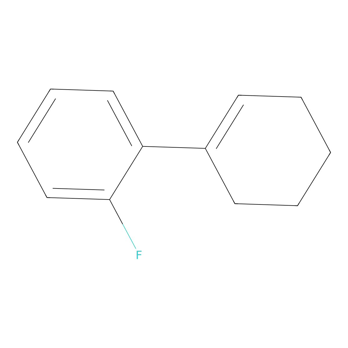 1-(2-Fluorophenyl)cyclohexene molecular structure, CAS 109794-38-9