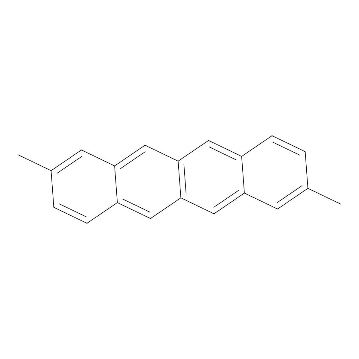 2,8-Dimethyltetracene molecular structure, CAS 109811-82-7