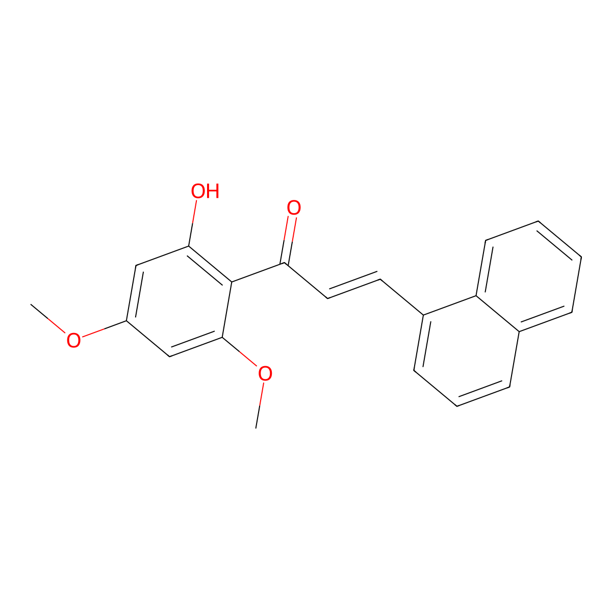 Flavokawain 1i molecular structure, CAS 1098176-51-2