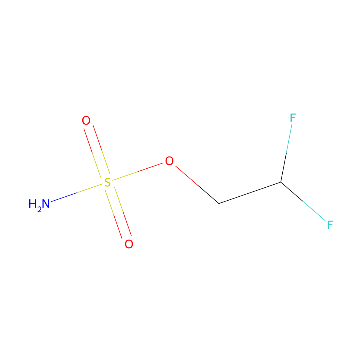 2,2-Difluoroethyl sulfamate molecular structure, CAS 1098181-74-8
