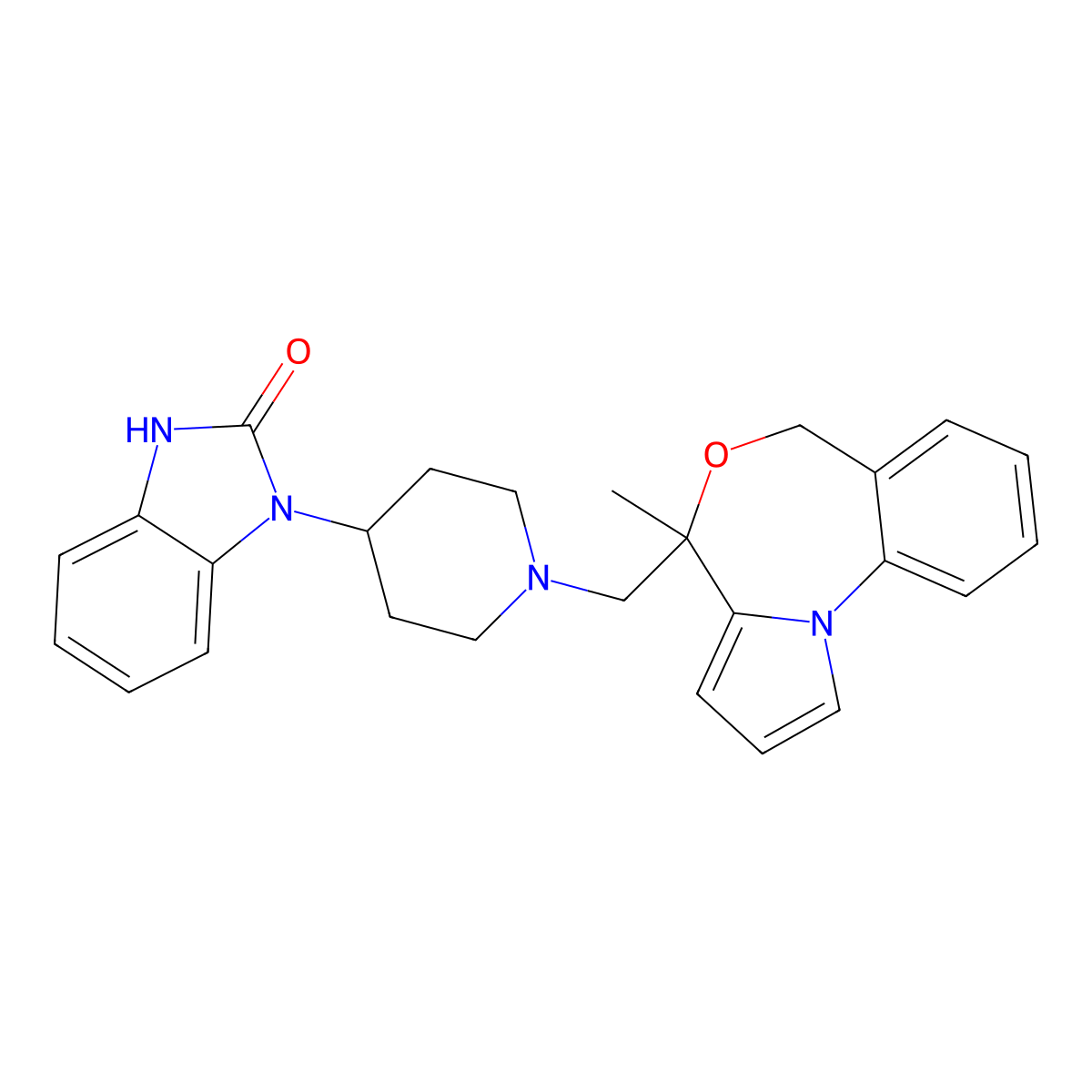 Zaldaride molecular structure, CAS 109826-26-8