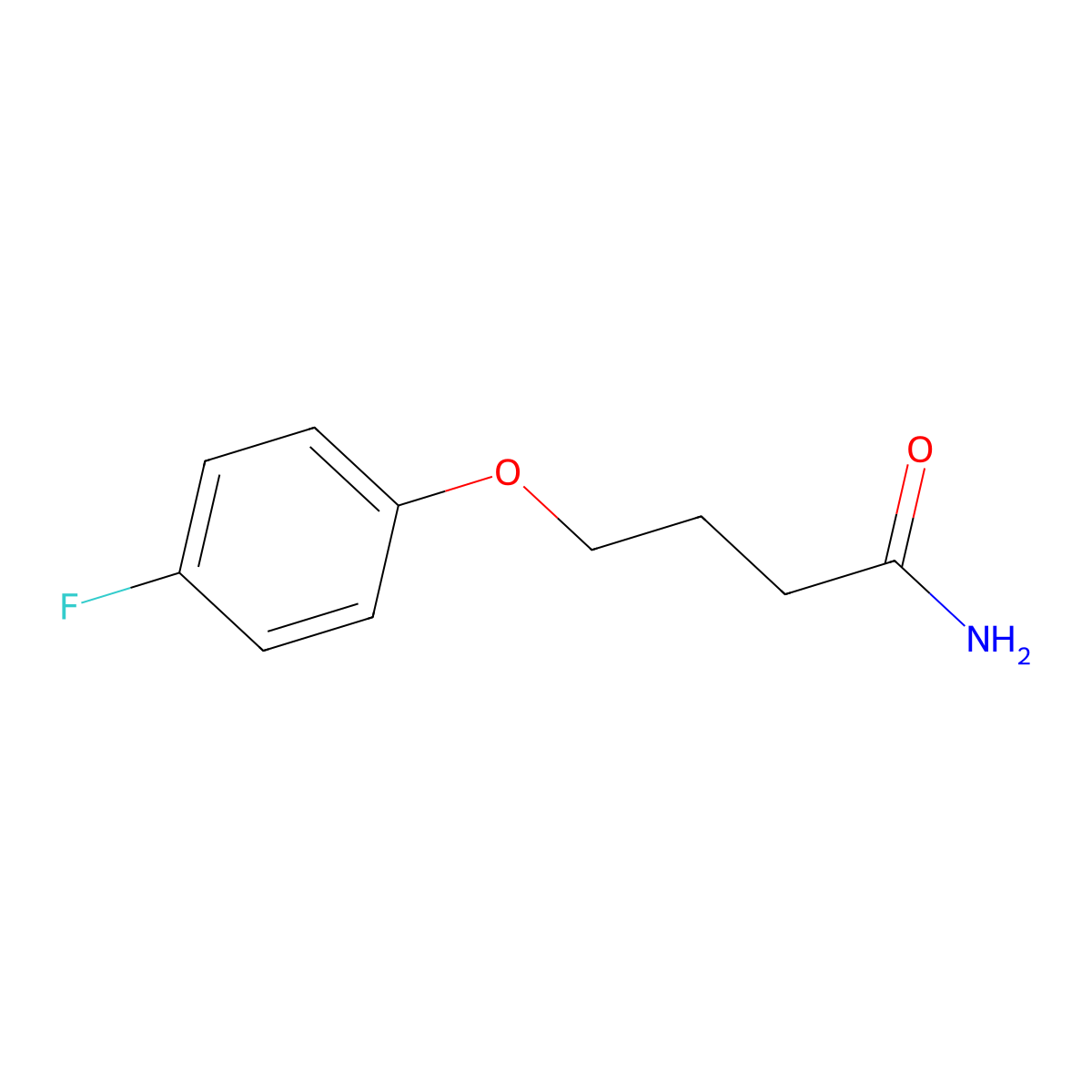 4-(4-Fluorophenoxy)butanamide molecular structure, CAS 1098361-59-1