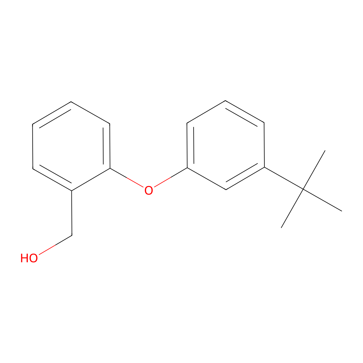 [2-(3-Tert-butylphenoxy)phenyl]methanol molecular structure, CAS 1098366-94-9