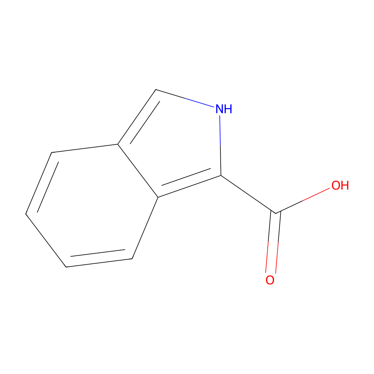 2H-Isoindole-1-carboxylic acid molecular structure, CAS 109839-13-6