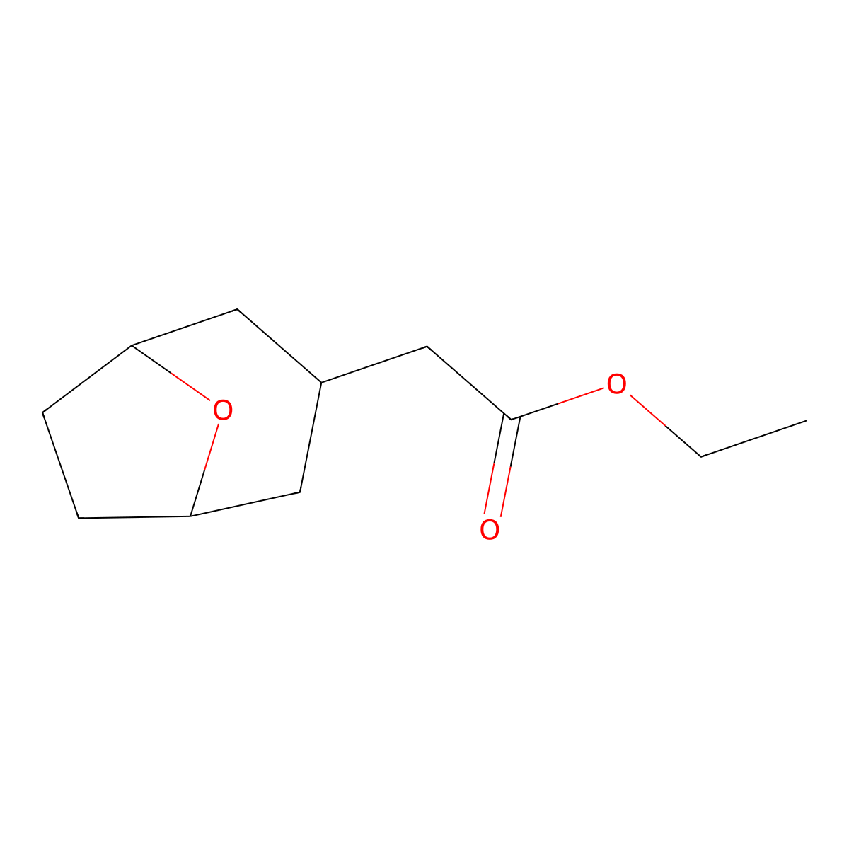 Ethyl 2-(8-oxabicyclo[3.2.1]octan-3-yl)acetate molecular structure, CAS 1098433-01-2