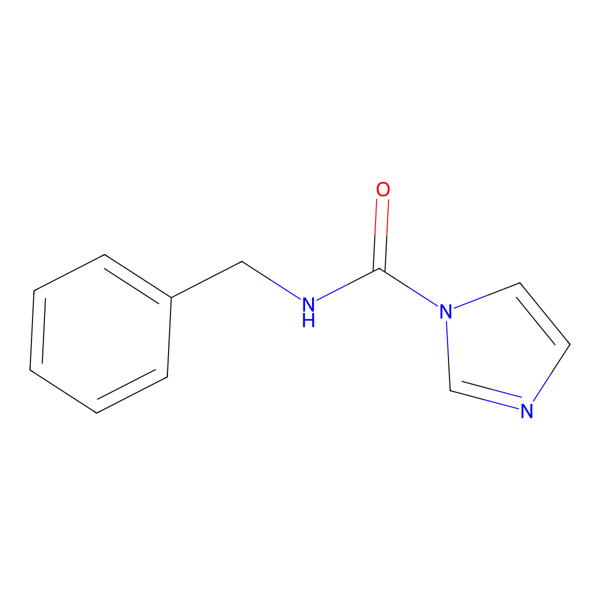 N-benzyl-1H-imidazole-1-carboxamide molecular structure, CAS 109844-65-7