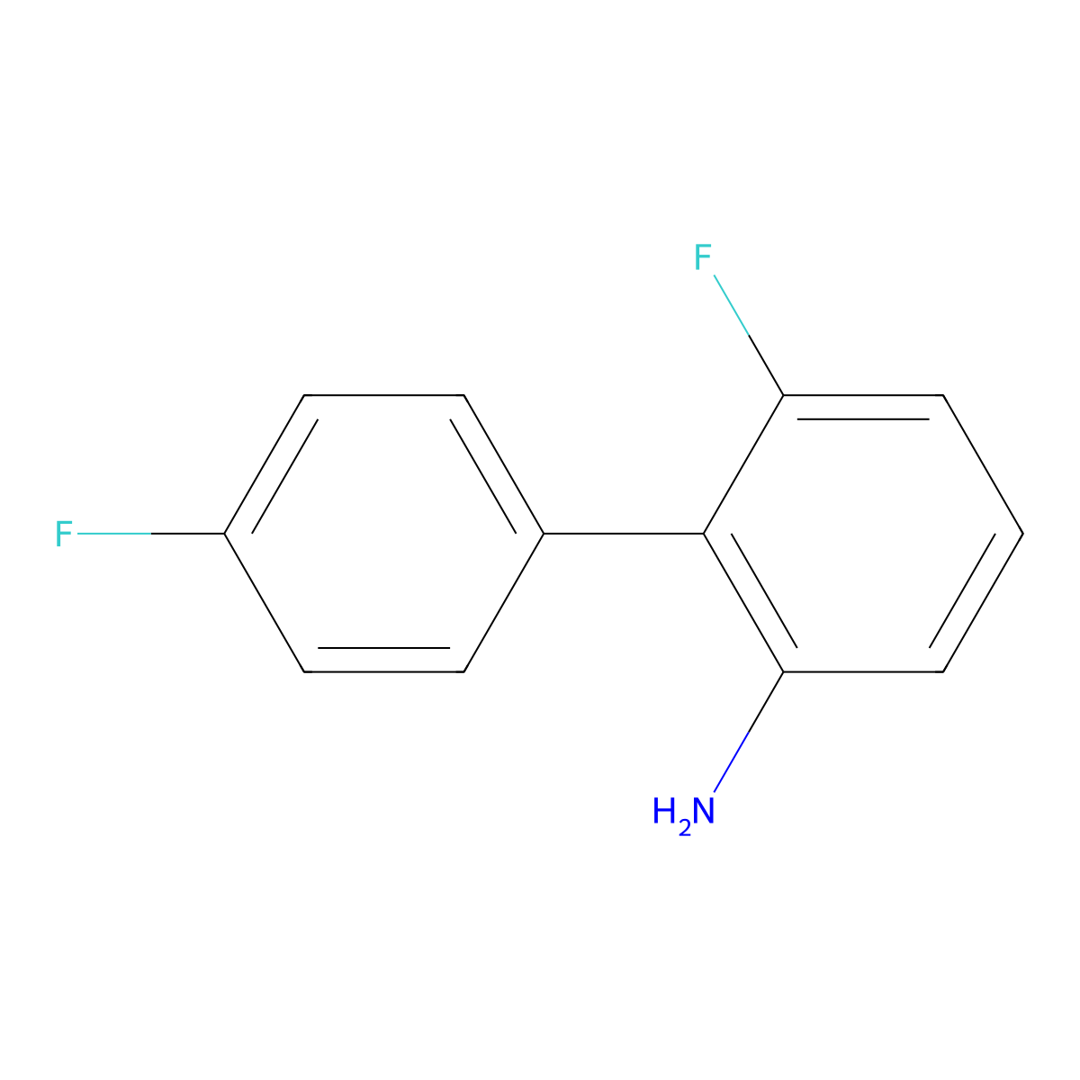 4',6-Difluorobiphenyl-2-amine molecular structure, CAS 1098990-30-7