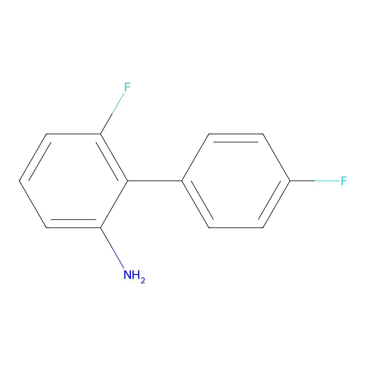 4',6-Difluorobiphenyl-2-amine molecular structure, CAS 1098990-30-7