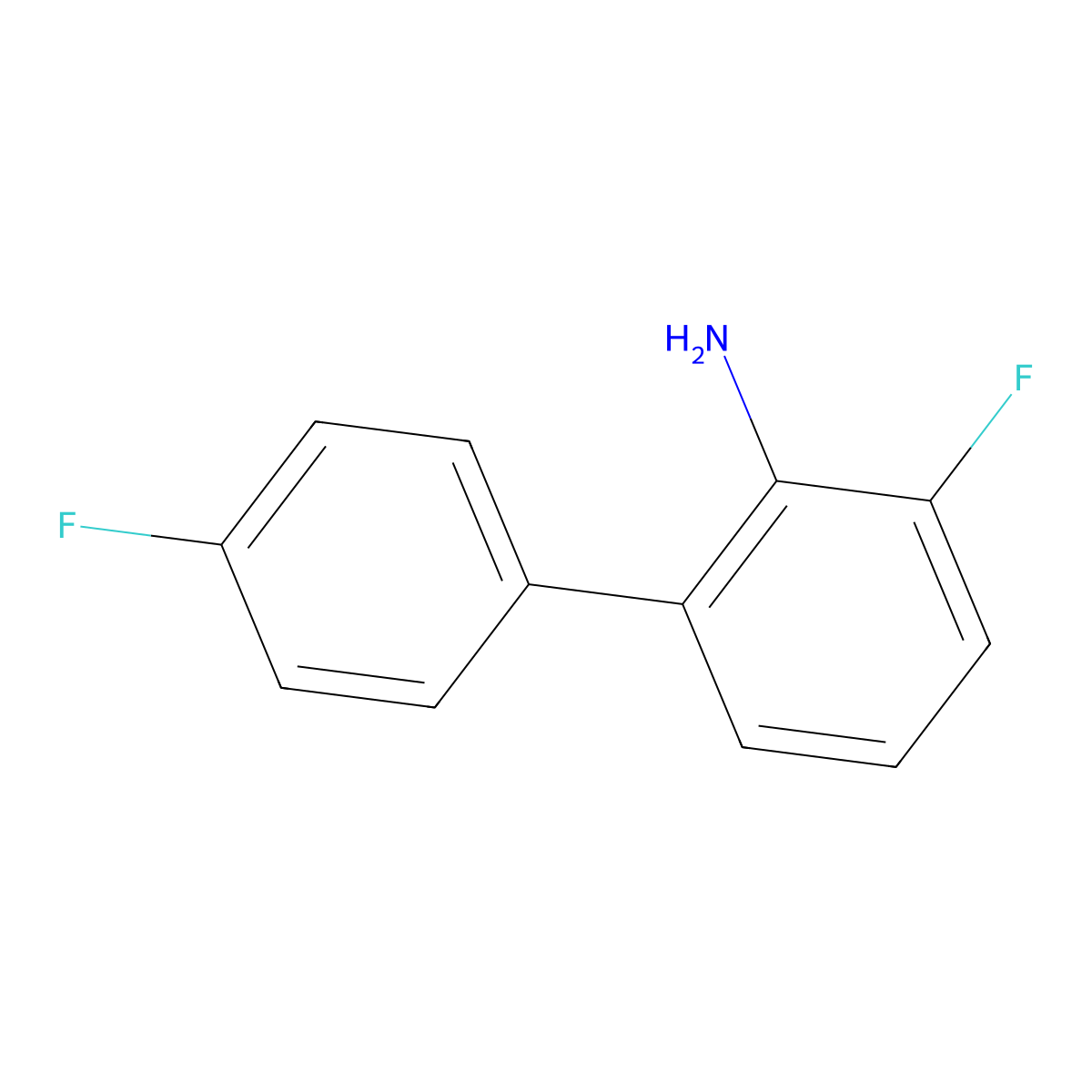 4',3-Difluorobiphenyl-2-amine molecular structure, CAS 1098990-34-1