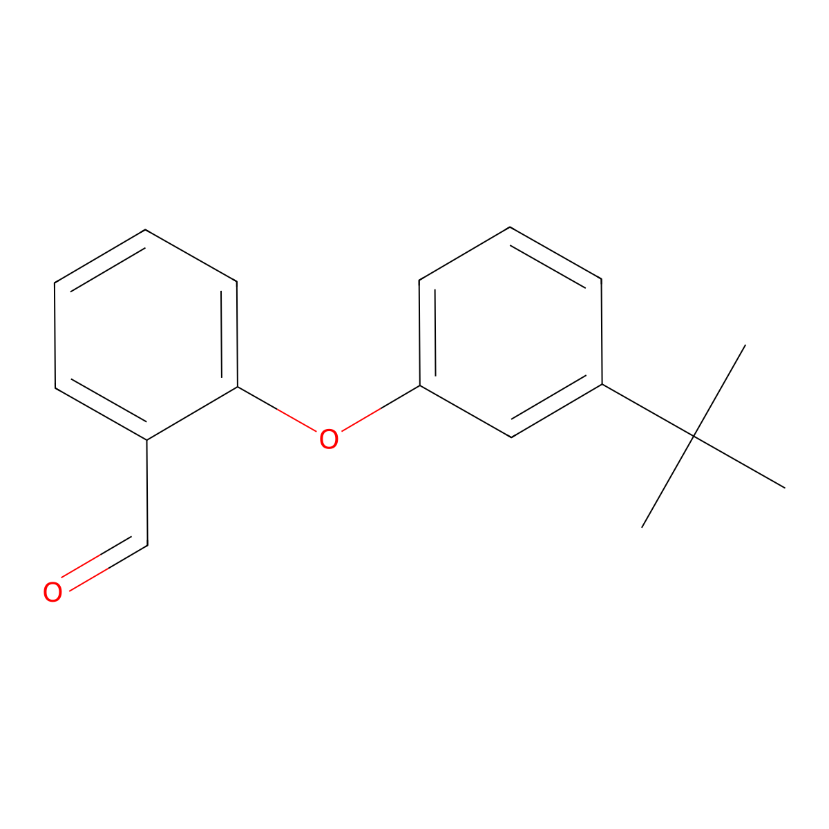 2-(3-Tert-butylphenoxy)benzaldehyde molecular structure, CAS 1099155-41-5