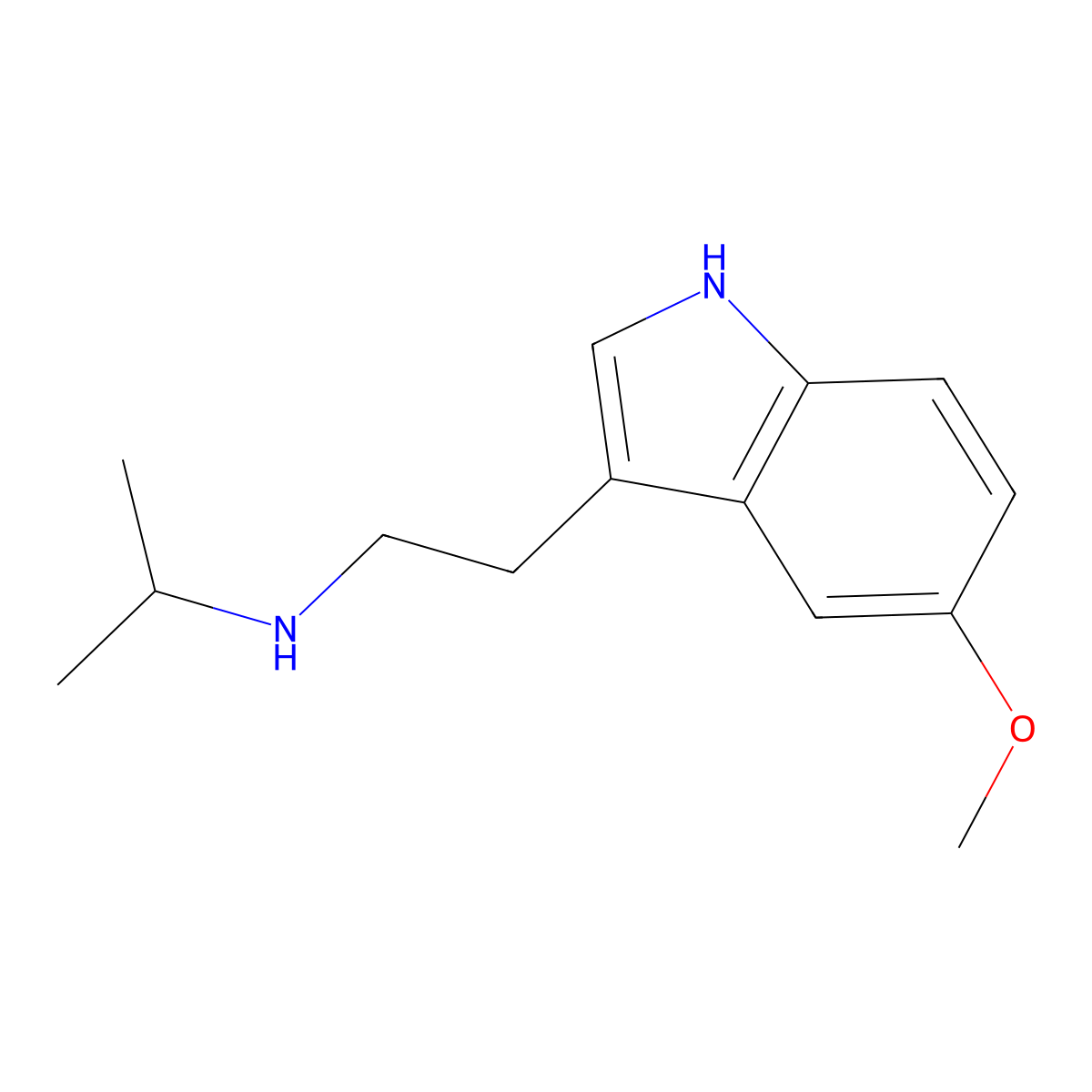 5-Meo-nipt molecular structure, CAS 109921-55-3