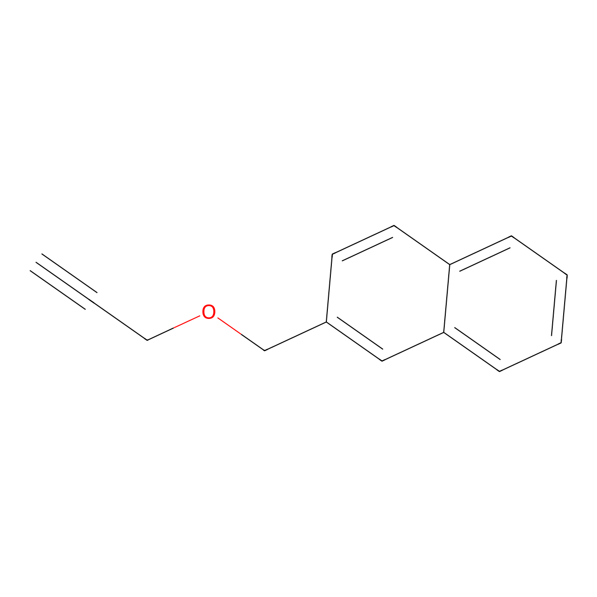 2-[(Prop-2-yn-1-yloxy)methyl]naphthalene molecular structure, CAS 109930-24-7