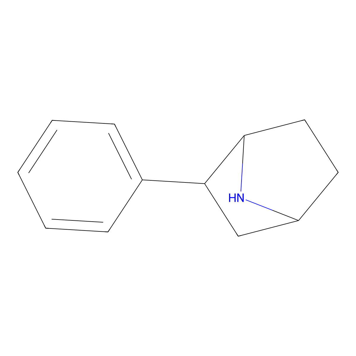 2-Phenyl-7-azabicyclo[2.2.1]heptane molecular structure, CAS 1099378-31-0
