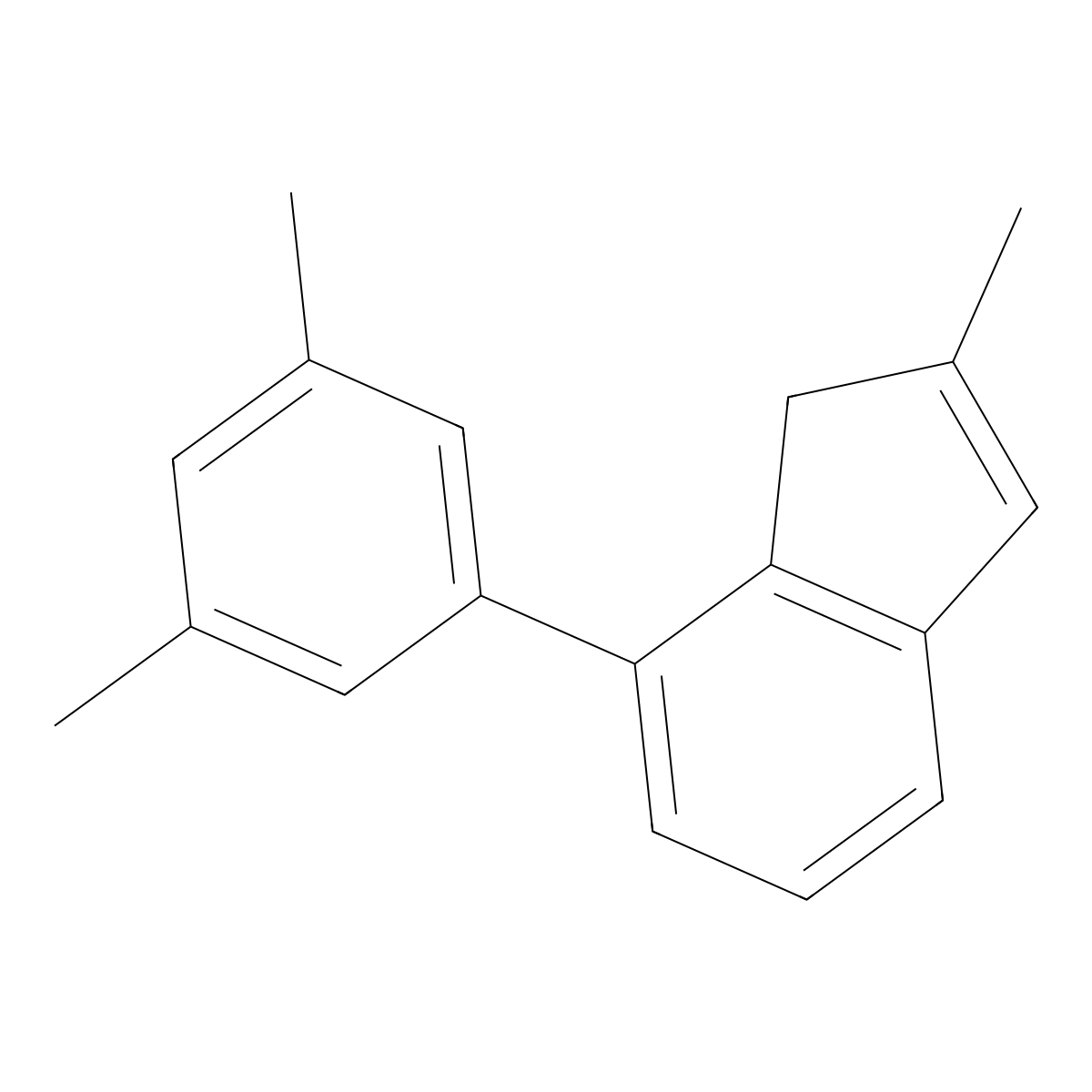 7-(3,5-dimethylphenyl)-2-methyl-1H-indene molecular structure, CAS 1099379-07-3
