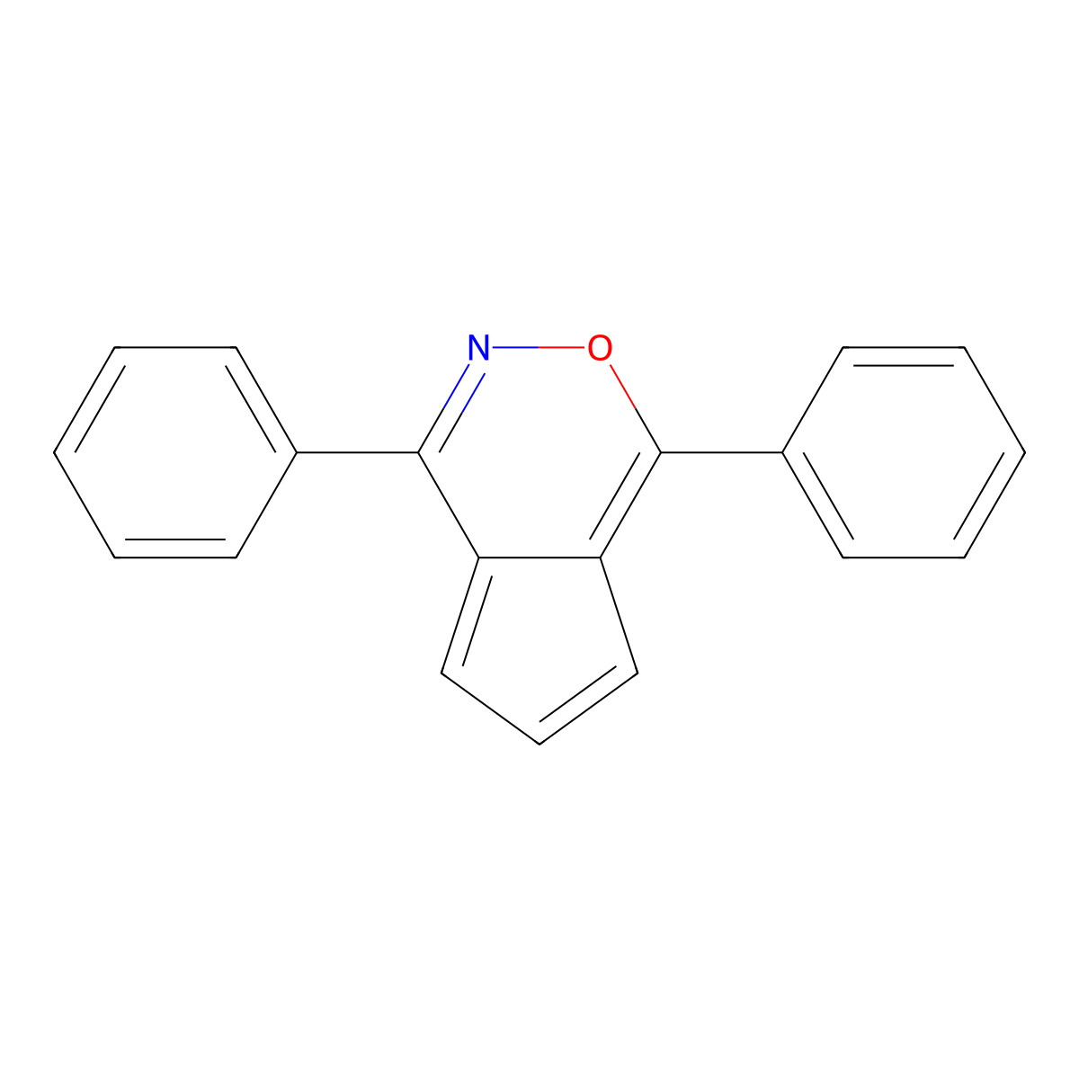 1,4-Diphenylcyclopenta[d][1,2]oxazine molecular structure, CAS 109940-24-1