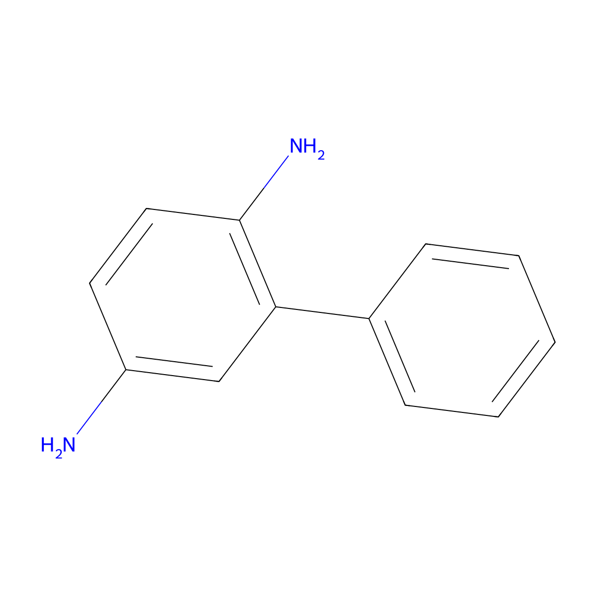 [1,1'-Biphenyl]-2,5-diamine molecular structure, CAS 109942-17-8