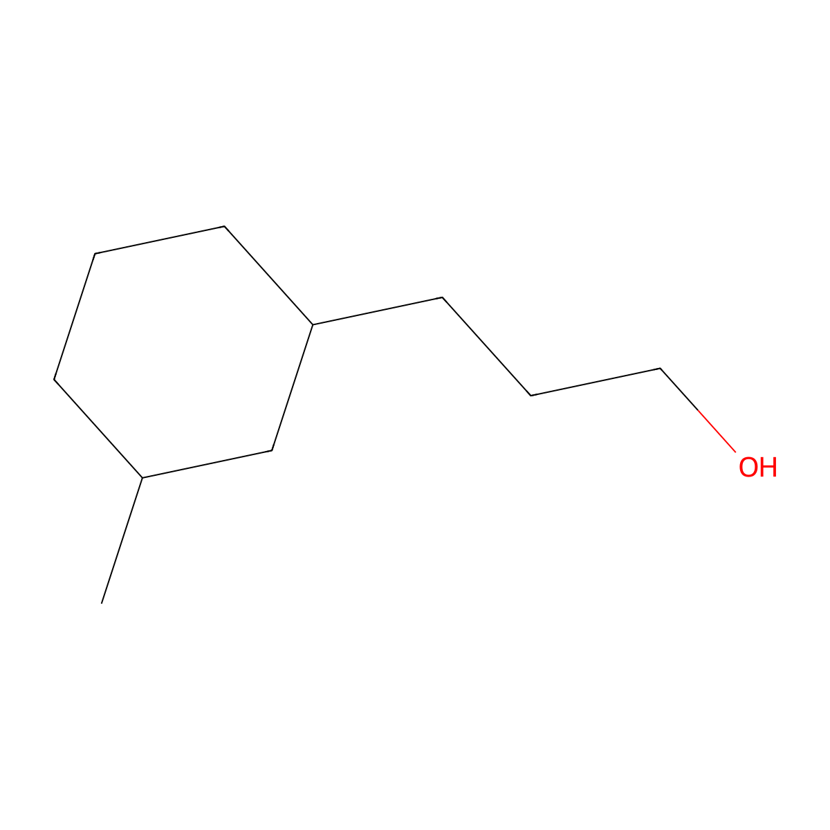 3-(3-Methylcyclohexyl)propan-1-ol molecular structure, CAS 109942-21-4