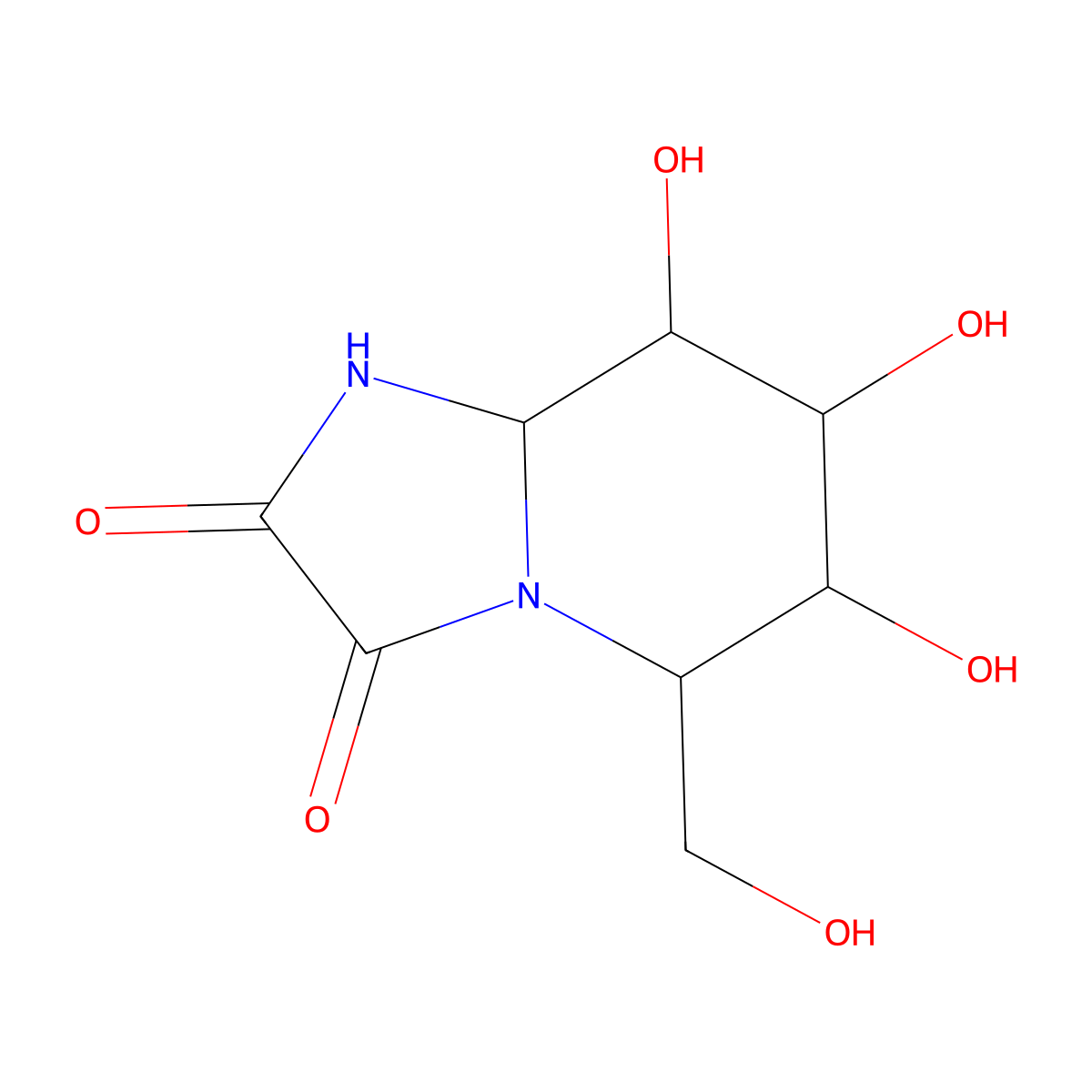 Kifunensine molecular structure, CAS 109944-15-2