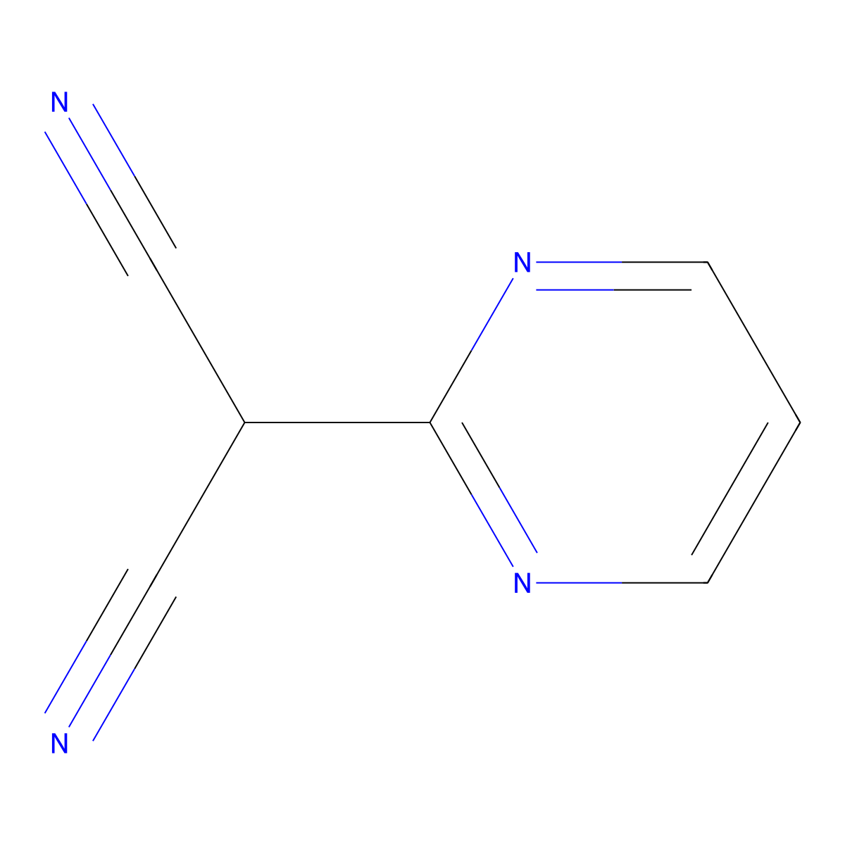 2-(pyriMidin-2-yl)Malononitrile molecular structure, CAS 1099471-49-4
