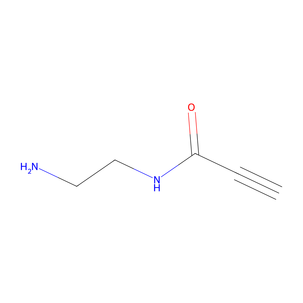 N-(2-aminoethyl)-2-Propynamide molecular structure, CAS 1099604-74-6