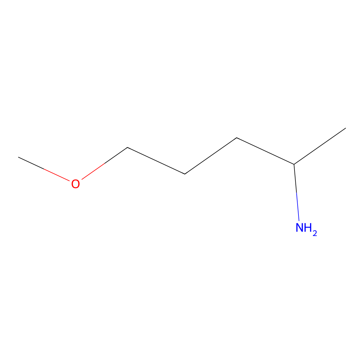 5-Methoxypentan-2-amine molecular structure, CAS 1099621-78-9