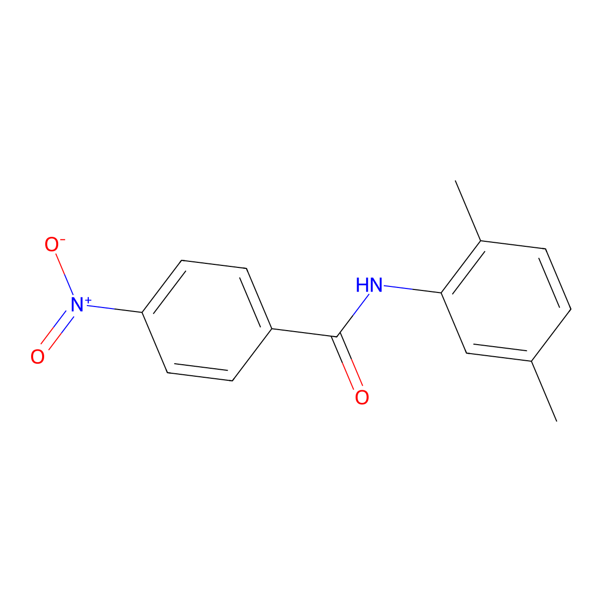 4-Nitrobenzo-2',5'-xylidide molecular structure, CAS 109963-42-0