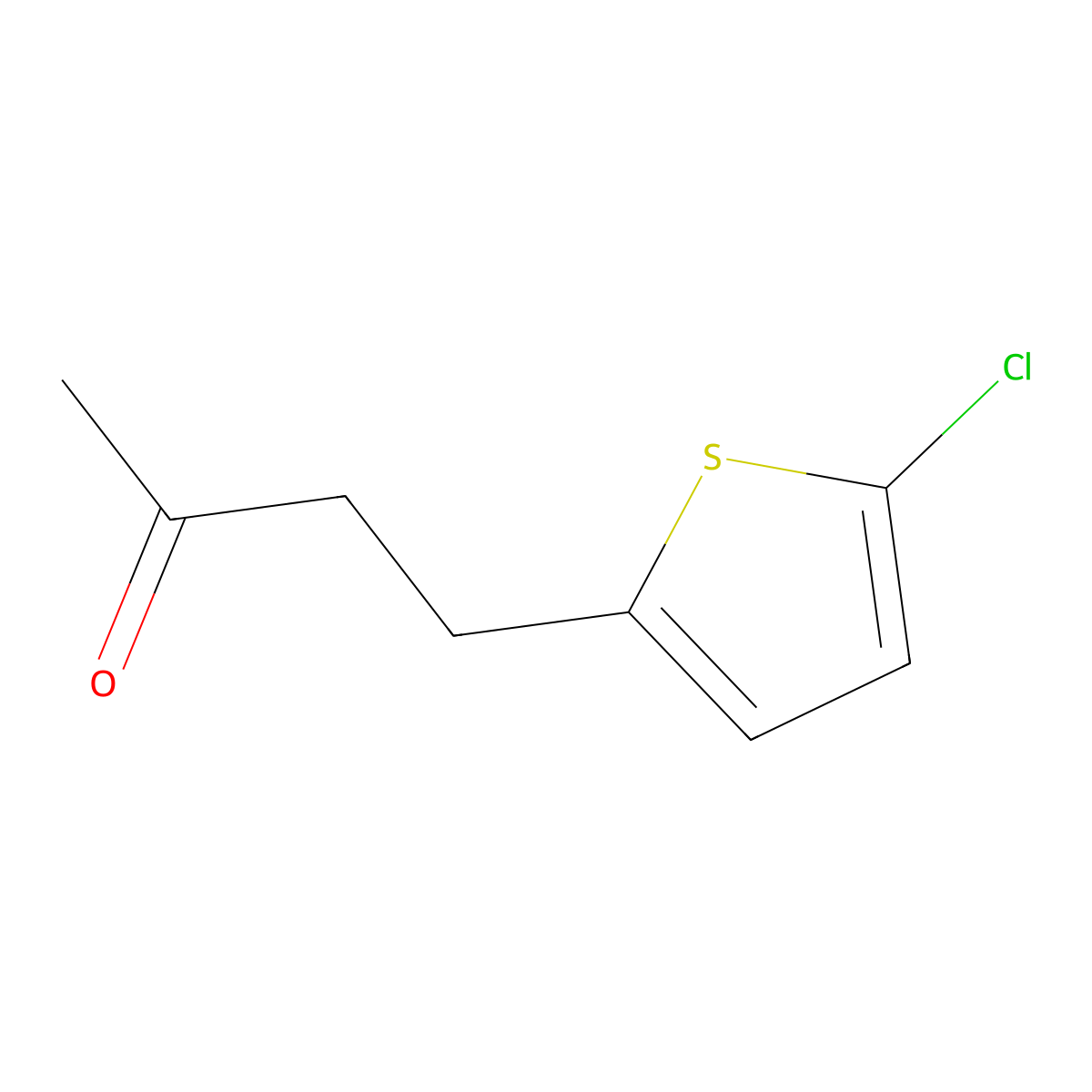 4-(5-Chlorothiophen-2-yl)butan-2-one molecular structure, CAS 1099653-15-2