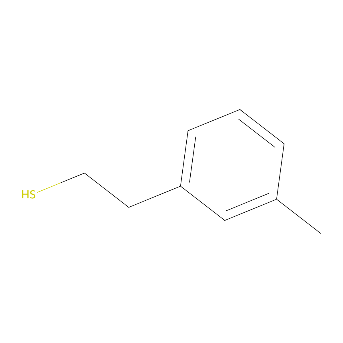2-(3-Methylphenyl)ethanethiol molecular structure, CAS 1099665-53-8